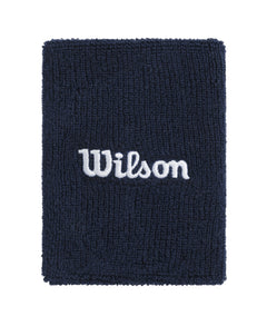 מגן זיעה וילסון בצבע נייבי | Wide Terry Wristbands Wilson
