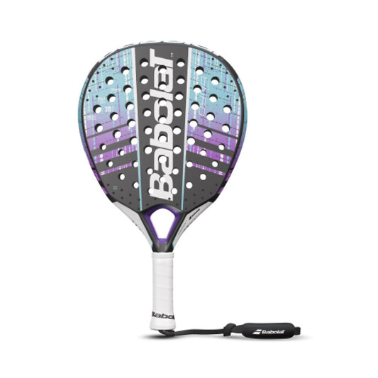 מחבט פאדל Babolat Dyna Spirit | בבולט - מחבט קל ונוח עם טכנולוגיית MICROPERF, צבעים מרהיבים ועיצוב ארגונומי.