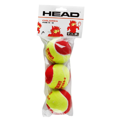 קרטון 16 מארזי 3 כדורי טניס הד – Head TIP Red