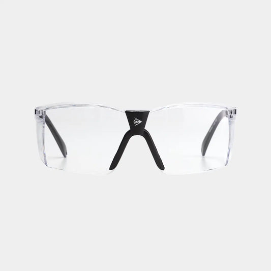 משקפי הגנה סקווש דנלופ PROTECTIVE EYEWEAR-CLUB PLAYERS - BLACK Dunlop על רקע לבן