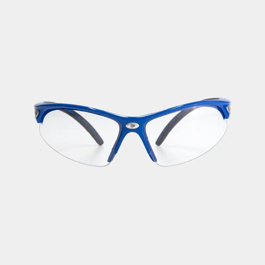משקפי הגנה סקווש דנלופ PROTECTIVE EYEWEAR-COMP PLAYERS-BLUE/BLACK Dunlop עם מסגרת כחולה ושקופות
