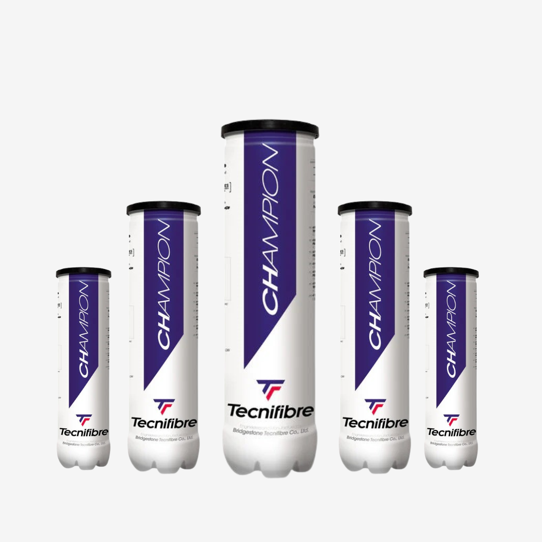 כדורי טניס Tecnifibre Champion (15 כדורים) | טכניפייבר - אריזות שונות של כדורים איכותיים.