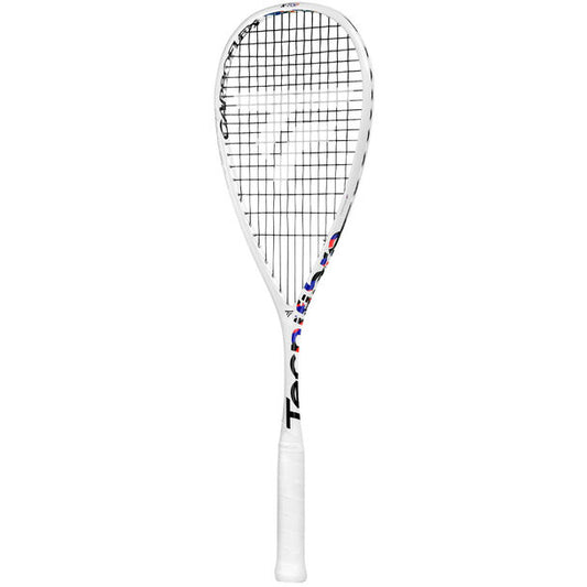 מחבט סקווש Tecnifibre CARBOFLEX X-TOP V2 125 | טכניפייבر במראה ברור על רקע לבן
