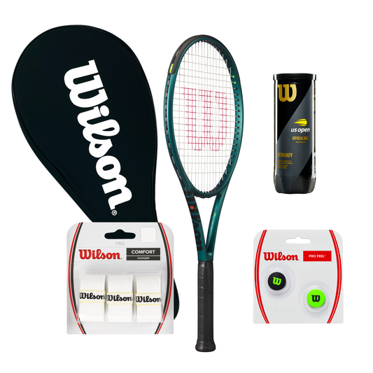 באנדל Blade 100 V9 + כיסוי – מחבט טניס באיכות גבוהה עם נוחות ושלטון.