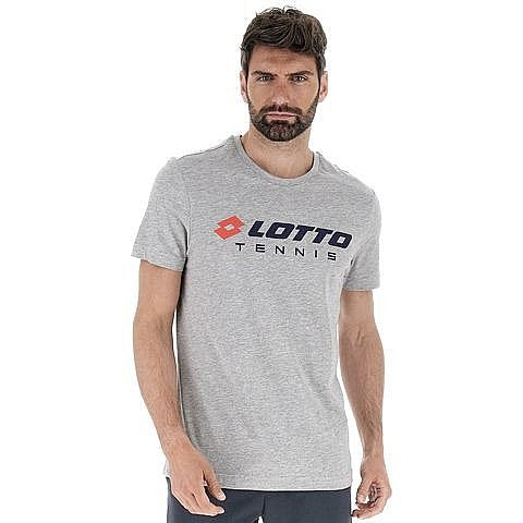 חולצת גברים לוטו SQUADRA II TEE RAPTOR LOTTO בשילוב נוחות וסטייל, מושלמת לאימון ולמראה קז׳ואלי.