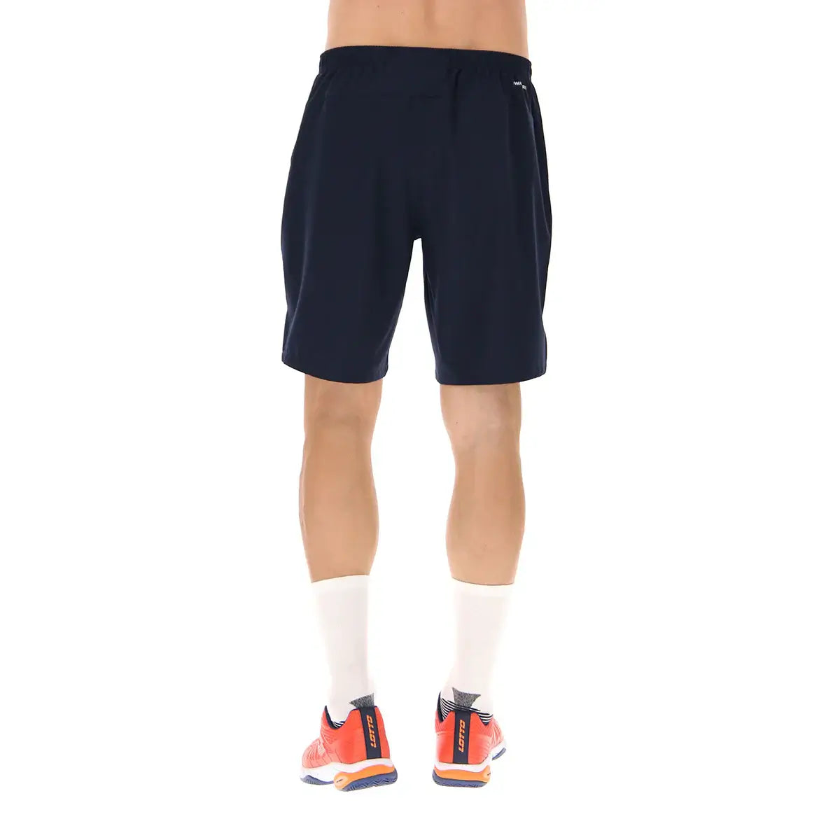 מכנסי טניס גברים לוטו TECH I SHORT9 LOTTO, שורט טניס כחול בגזרה צרה, מתאים לשחקנים תחרותיים.