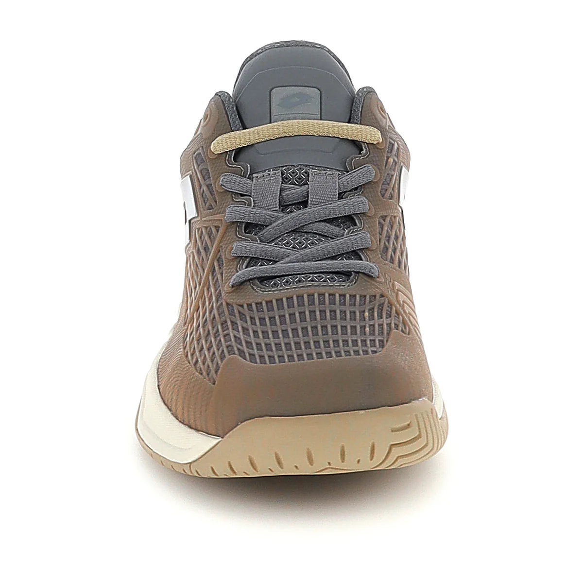 נעלי טניס גברים Lotto Mirage 100 II | לוטו - נעל טניס בגוון חום עם רשת קלה וקשיחות מירבית.