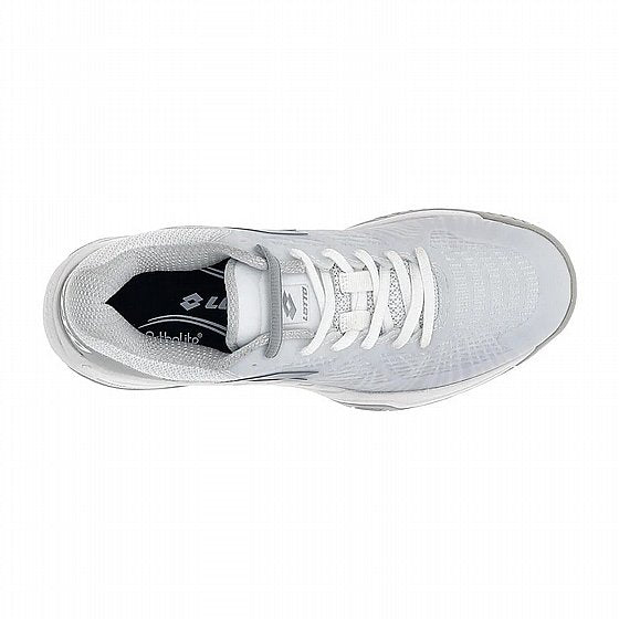 נעלי נשים Lotto Mirage 100 | לוטו - נעל טניס לבנה ואלגנטית לנשים, מבט על.Verify איכות הבנייה והעיצוב.