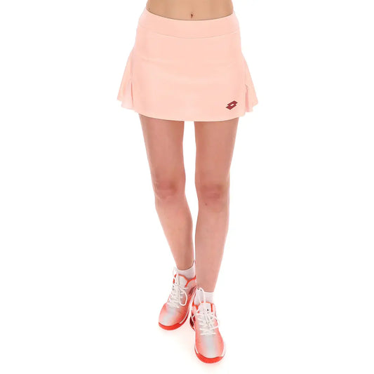חצאית טניס נשים לוטו TECH W II - D2 SKIRT LOTTO NAVY, סגנון מקצועי ורב תכליתי, צבע ורוד.