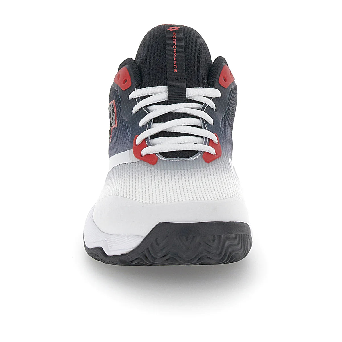 נעלי גברים Lotto Mirage 400 | לוטו view from the front, showcasing the lightweight design and vibrant colors.