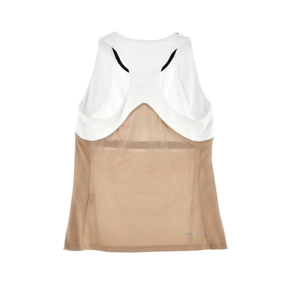 חולצת טניס נשים לוטו TECH W V - D1 TANK LOTTO בגוון בז' עם עיצוב מינימליסטי.