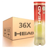 קרטון 36 קופסאות 4 כדורי טניס הד – Head Championship