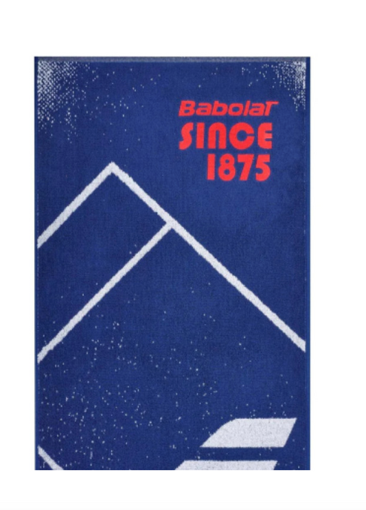 מגבת טניס בבולט Medium Towel Babolat עם לוגו Babolat ומידות מ-100% כותנה, אידיאלית לספורט.