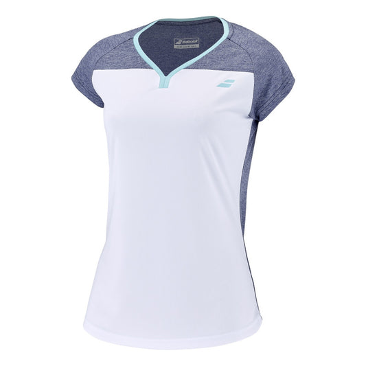 חולצת טניס בבולט Play Cap Sleeve Top Women בצבעים דינמיים, נוחה ואוורירית, אידיאלית למשחק וליומיום.