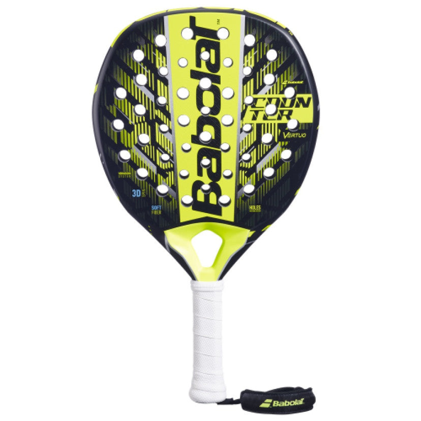 מחבט פאדל Babolat Counter Vertuo 2025 | בבולט - עיצוב שחור וצהוב, דגם 2025.
