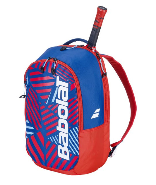 תיק טניס לילדים Babolat Backpack Kids | בבולט, תיק צבעוני עם אחסון למחבט ולציוד אישי.
