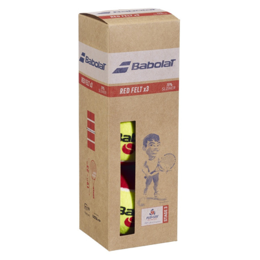 כדורי טניס Babolat Red Felt X3 | בבולט