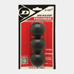כדורי סקווש Dunlop Progress 3 Ball Blister 3 כדורים | דנלופ