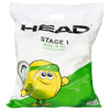 שקית 72 כדורי טניס לילדים ומתחילים - HEAD STAGE 1