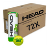 קרטון 72 כדורי טניס הד – Head TIP Green