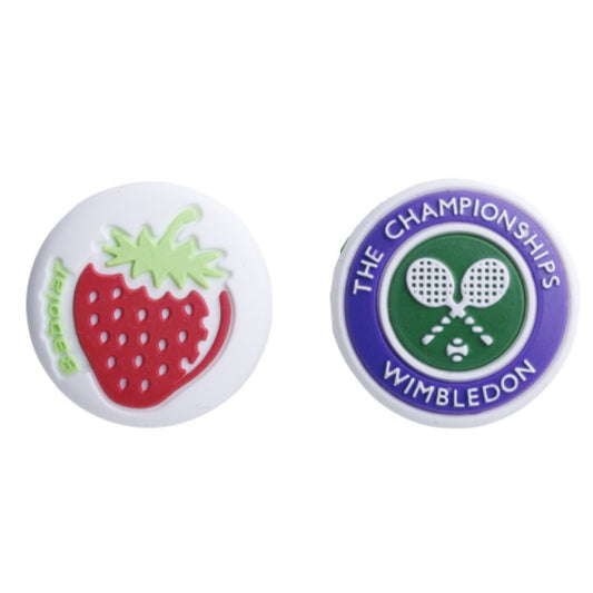 בולם זעזועים בבולט Wimbledon Dampener Babolat בעיצוב תות ודגל ווימבלדון לשדרוג המשחק.