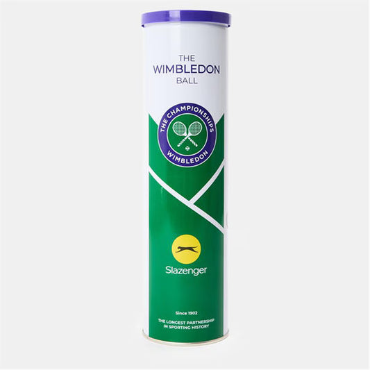 קרטון כדורי טניס Slazenger Wimbledon (4 כדורים בקופסה) | סלזנגר