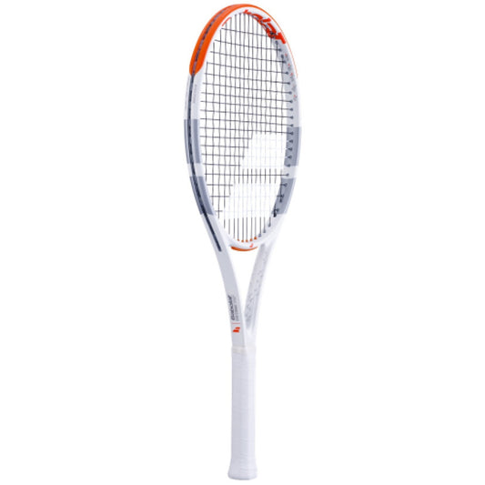 מחבט טניס Babolat Evo Strike Gen4 משקל 290 גרם | בבולט - מחבט לבן עם רשתי ניטור וידית נוחה.