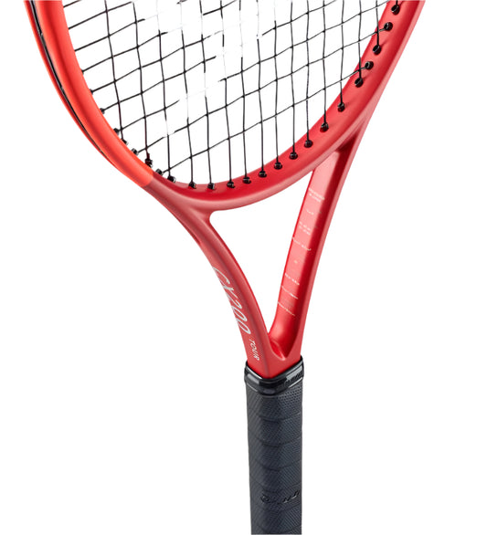 מחבט טניס Dunlop CX200 TOUR G2 משקל 310 גרם | דנלופ - תקריב על ראש המחבט ועיצובו המתקדם.