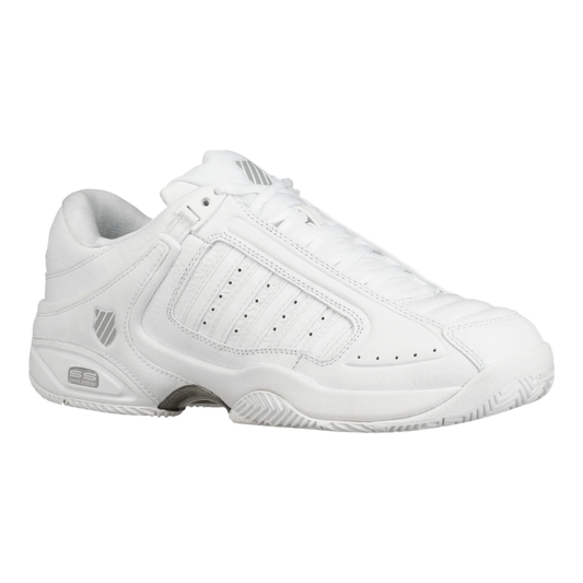 נעלי טניס לנשים K-Swiss Defier RS בצבע לבן קלאסי במבט מהצד