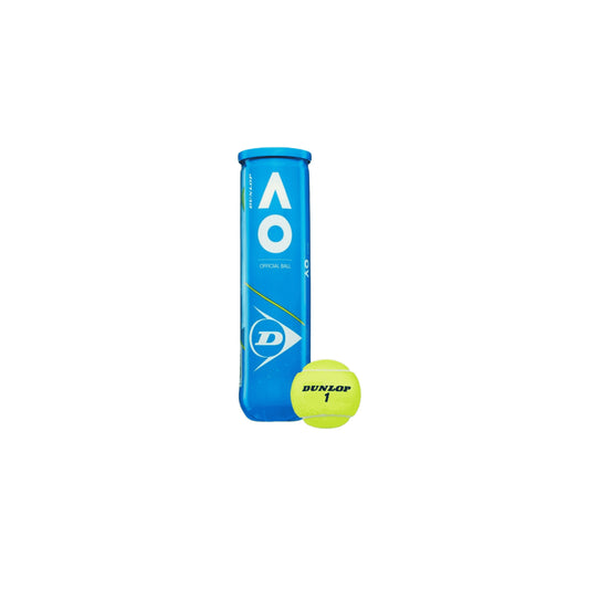 כדורי טניס Dunlop Australian Open (3 כדורים בקופסה) | דנלופ עם קופסה וכדור בדולף