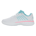נעלי פאדל K-Swiss Express Light 3 Padel לנשים - מבט מהצד הפנימי עם פסים בתכלת