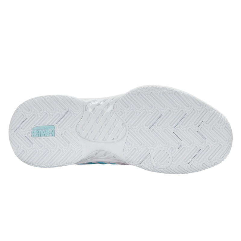 סוליית נעלי פאדל לנשים K-Swiss Express Light 3 Padel למגרש פאדל בצבע אפור בהיר