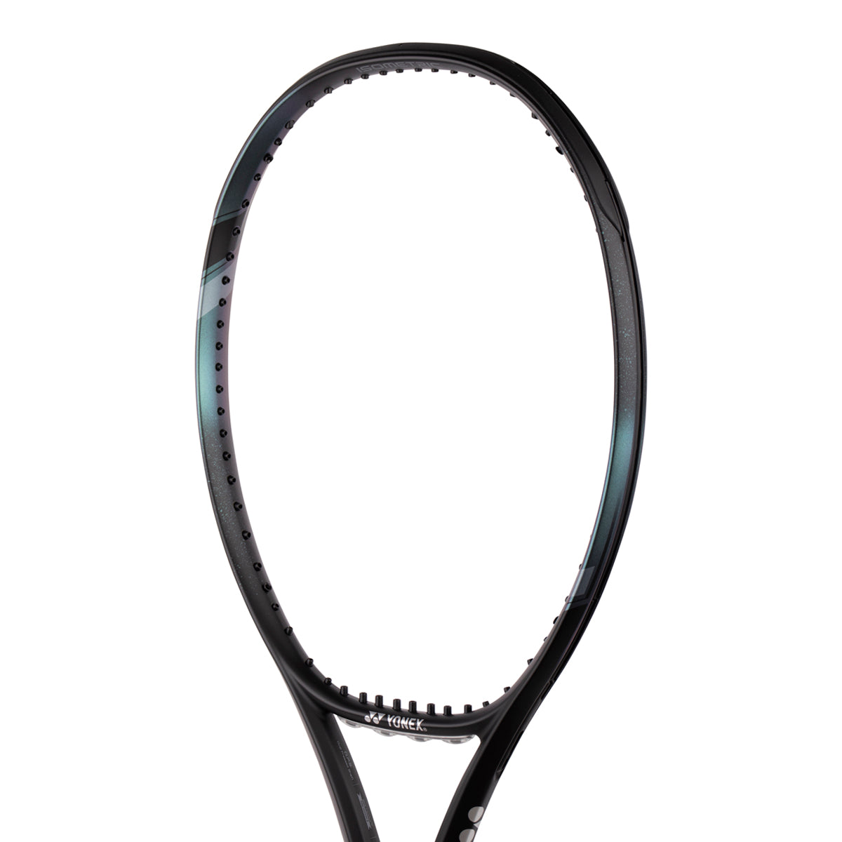 מחבט טניס YONEX EZONE 98 Aqua Black משקל 305 גרם | יונקס - מבט על המסגרת והעיצוב המינימליסטי.
