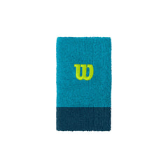 מגן וילסון זיעה | Extra Wide W Wristband Wilson – טורקיז