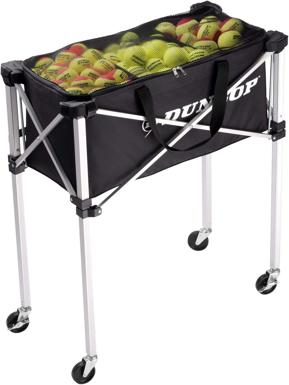 עגלת כדורים Dunlop Foldable Teaching Cart 144 Balls | דנלופ עם כדורים בפנים, קלה וניידת.