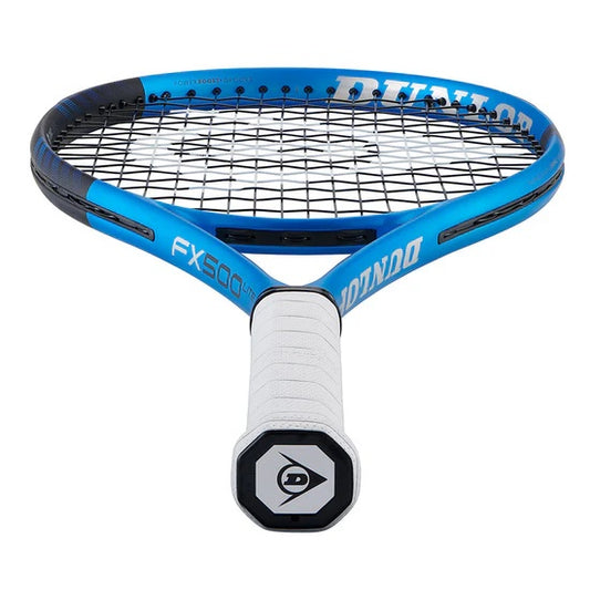מחבט טניס Dunlop FX500 LITE משקל 270 גרם | דנלופ - תצוגה של המחבט עצמו בצבע כחול.