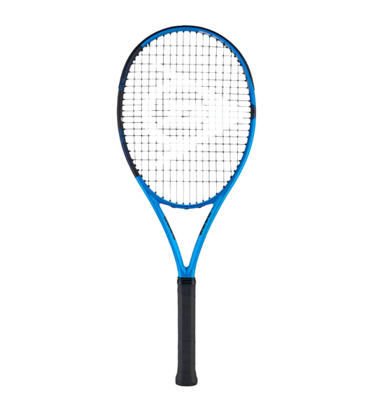 מחבט טניס Dunlop FX500 LS משקל 285 גרם | דנלופ - מחבט טניס בצבע כחול עם חוטים לבנים