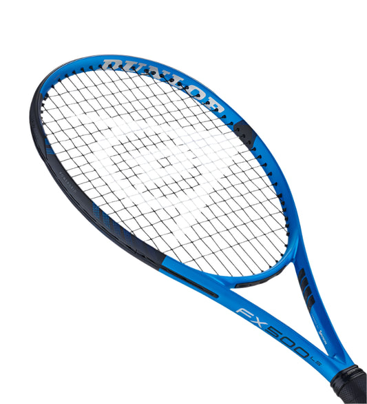 מחבט טניס Dunlop FX500 LS משקל 285 גרם | דנלופ, עיצוב קל עם רשת נטויה.
