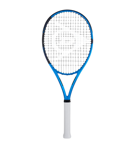 מחבט טניס Dunlop FX700 משקל 265 גרם | דנלופ, מחבט עוצמתי בעיצוב כחול עם ראש גדול.