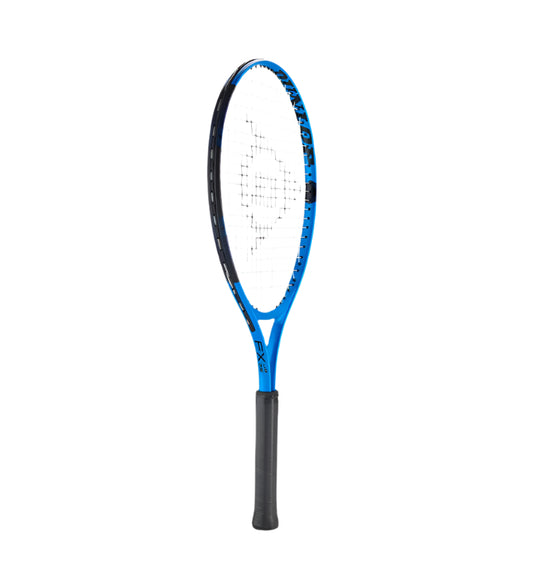 מחבט טניס לילדים Dunlop FX JR 25 משקל 215 גרם | דנלופ - מחבט טניס לילדים בצבע כחול עם עיצוב מודרני.