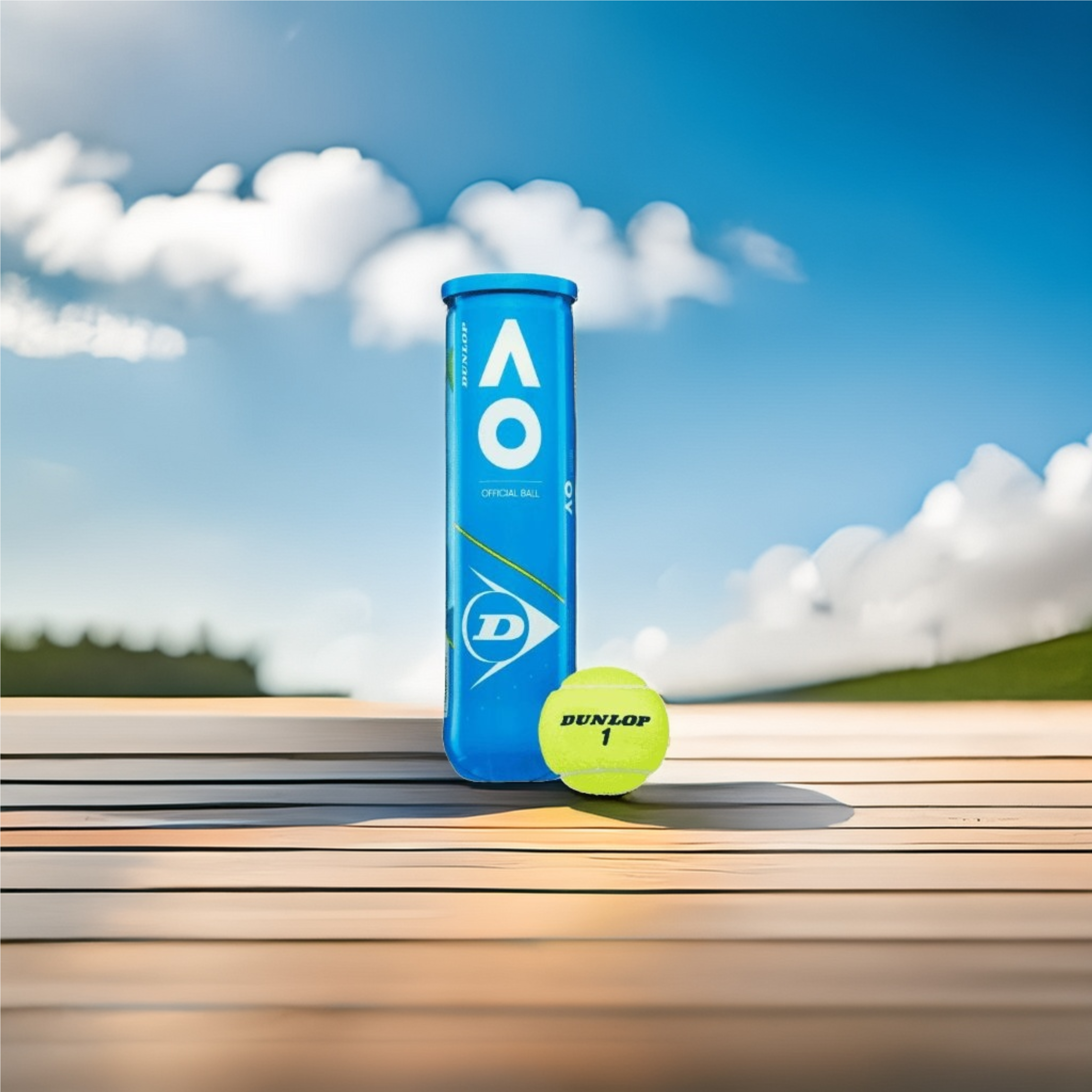 כדורי טניס Dunlop Australian Open (3 כדורים בקופסה) | דנלופ
