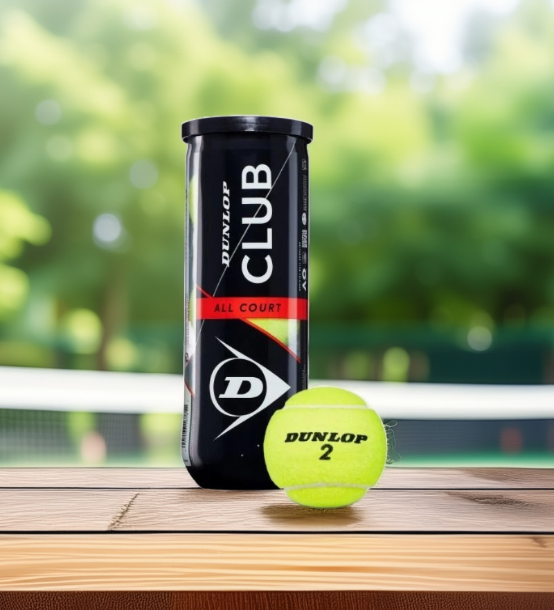 כדורי טניס Dunlop Club All Court (4 כדורים בקופסה) | דנלופ