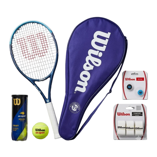 באנדל מתחילים וילסון Ultra Power 105 Tennis Racket Wilson + כיסוי