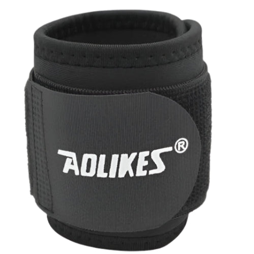 תמיכת רצועת יד לתחבושת יד מתכווננת – תמונה של מוצר של AOLIKES המיועד לתמיכה בפרק כף היד.