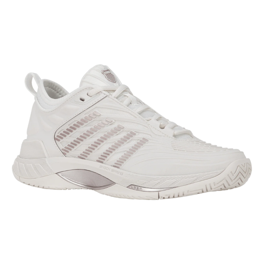 נעלי טניס לנשים K-Swiss Hypercourt Supreme 2 בצבע לבן קלאסי במבט מהצד