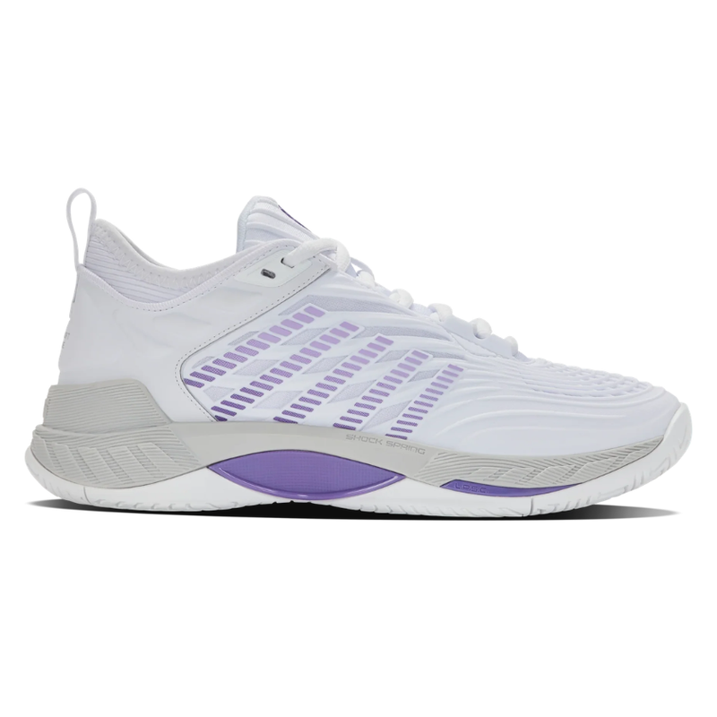 נעלי טניס K-Swiss Hypercourt Supreme 2 לנשים בצבע לבן - מבט מהצד החיצוני
