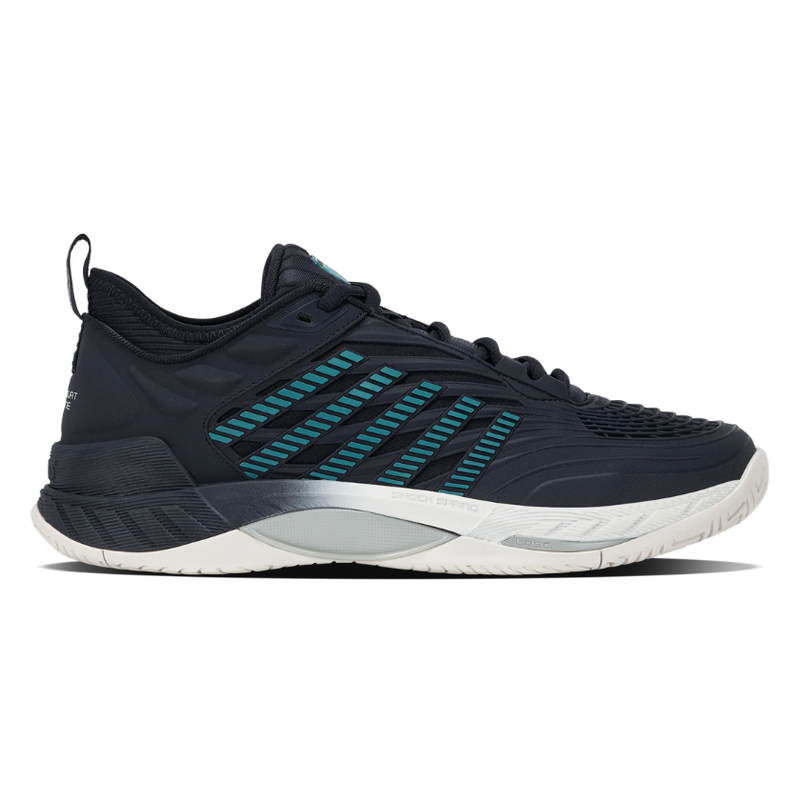 נעלי טניס K-Swiss Hypercourt Supreme 2 לגברים בצבע כחול כהה - מבט מהצד החיצוני