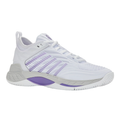 נעלי טניס לנשים K-Swiss Hypercourt Supreme 2 בצבע לבן וסגול במבט מהצד