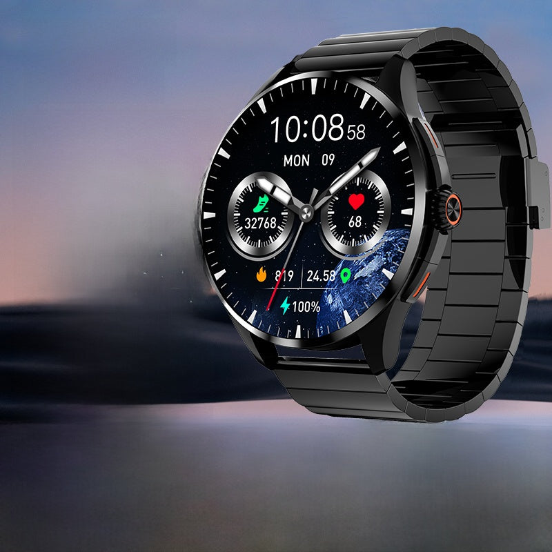 Heart Rate Measurement Blood Pressure Ultra-Thin Large Screen Waterproof Smart Watch