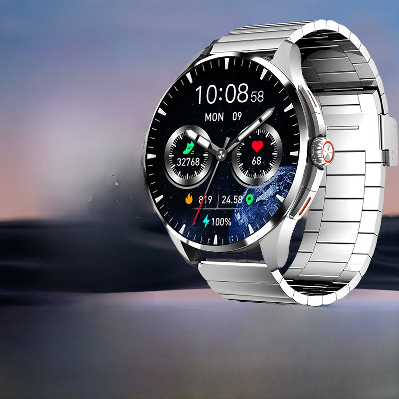 Heart Rate Measurement Blood Pressure Ultra-Thin Large Screen Waterproof Smart Watch